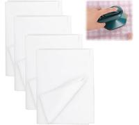 Pluvyze 600 x 100 cm Entoilage Thermocollant Couture 50g/m² Thermocollant Tissus Fer à Repasser Tissu Thermocollant Molleton Vlieseline H250 (Blanc)