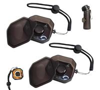 Pluvyze Lot de 2 boîtes de rangement compatibles avec Air Up et pods Case, boîte de rangement goût toutes les variétés, compatibles avec Air-Up, sans BPA, coque de protection, noire