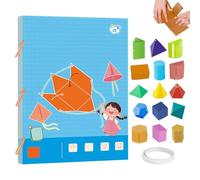Pluvyze Pull String 3D Geometry Learning Book Pull String 3D Géométrie Livre d'apprentissage 3D Géométrie Livre d'apprentissage De La Géométrie pour Apprendre Les Formules De Volume Et De Surface