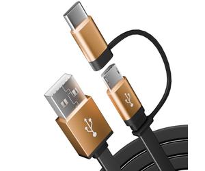 pluX Câble de charge micro USB pour Kindle Amazon Kindle, Paperwhite, Fire, Oasis Tablet (compatible avec Kindle 2007-2018) - Adaptateur de rechange pour liseuse électronique - Cordon de charge rapide