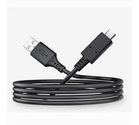 pluX Câble de charge rapide compatible avec manette PS5, câble de charge USB de type C compatible avec manette Xbox Series X/S (1 m)