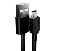pluX Câble USB A mâle vers mini B USB 3 m pour synchronisation de données et charge avec Nextbase Dash Cam de voiture, GPS, navigateur DVR appareil photo numérique (3 mètres)