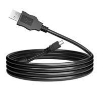 pluX Câble USB de rechange pour appareil photo Panasonic Lumix DMC-FZ1000 DMC-FZ72, DMC-FZ50, DMC-FZ300 Chargeur 1,5 m Câble de charge rapide Transfert de fichiers - PVC noir