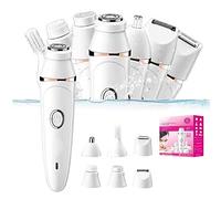 Pluxys Epil Pro 3.0 - Épilateur 7 en 1 pour le Visage Femme, Kit d'Outils de Beauté Instantané et Indolore pour Tous les Types de Peau