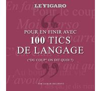 PLV de 5 exemplaires du guide 100 tics de langage qui nous rendent dingues