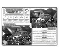 PLX174 GIVI Porte-Valises Latérales V35 / V37 Pour Honda CBF 600N 2010 2011 2012