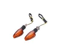 Plyft Clignotant universel 12V pour signaux de pour moto, 2 pièces, indicateur pour arrière, feu pour pour Yamaha(Jaune)