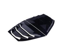 Plyft pour Mazda 3 pour Axela 2014 2015 2016 2017 2018 Voiture Fenêtre Latérale pour Arrière Louvre Spoiler Panneau Custode Accessoires Décoratifs(Glossy Black)