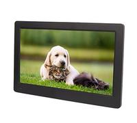 Plyisty 11,6 Pouces Cadre Photo Numérique avec Sortie Audio Stéréo, Télécommande, Montable Mural pour Entrée d'interface Multimédia HD, Cadre d'affichage Noir pour Partage de Mémoire (Prise UE)
