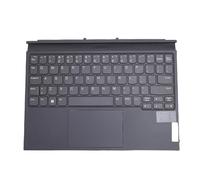 Plyisty 2 en 1 Clavier de Tablette, Mise en Page Américaine, pavé Tactile, pour Le Yoga D10, avec des Raccourcis de Médias, Une Batterie en Polymère Li, Noir, Ultra Slim, Compact