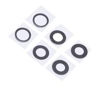 Plyisty 2 Pack Retour de la Caméra en Verre pour Le Téléphone iOS 16 Pro, fabriqué avec du Verre Premium, Est livré avec Un Adhésif préallé, Une Solution pour L'objectif endommagé