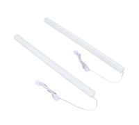 Plyisty 2 Paquets de Manchons de Tube LED ARGB, Tube de Refroidissement par Eau, Lumière Douce Panoramique à 360 Degrés, Programmable 16,8 Millions de Couleurs, pour Boîtier D'ordinateur