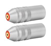 Plyisty 4 Broches XLR Masculines dans un Adaptateur Féminin équilibré 2,5 Mm Hi trouvé pour les Mélangeurs de Microphone Kit Métallique Portable 2PCS
