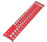 Plyisty 42 Nut Bolt Thread Checker avec Métriques et Standard | Jauge d\'identification de filetage avec 19 jauges métriques standard 15, 8 tailles de forets, pour une recherche rapide de