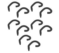 Plyisty 5 Paires de Protège-oreilles de Masque, Crochet d'Oreille en Silicone, Protège-oreilles Verser les Masques, Capuchons de d'Oreille en Silicone Soupe (BLACK)