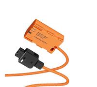 Plyisty âble de Batterie Factice D-Tap vers LP-E6 pour R5 II R6 R5 IV 90D, ordon d'alimentation Entièrement décodé ave Connecteur Rotatif à 180°, âble en Nylon tressé de 55,9