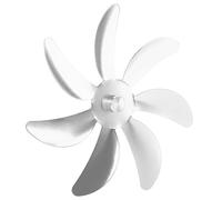 Plyisty Accessoires DE Ventilateur DE Poêle 7 Lames en Aluminium Alliage PLAVE Vane/Wing Vane/Wing REMPLACE Augmentation du Service Installation FACILLE pour LA DE Fight (Silver)