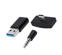 Plyisty Adaptateur Bluetooth 5.0 avec AptX Low Latency, USB Type C pour Console de Jeu, PC, Ordinateur Portable, Émetteur Casque sans Fil
