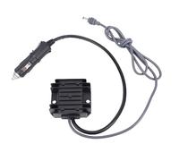 Plyisty Adaptateur d'alimentation Satellite avec Prise Allume-Cigare, Cordon d'alimentation 16 AWG, Convertisseur CC Intelligent pour Voiture, Camping-Car, Bateau, avec Régulation