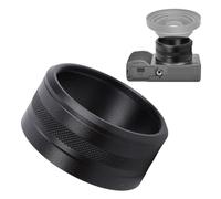 Plyisty Adaptateur de Filtre D'objectif en Alliage D'aluminium fileté de 49mm pour Accessoires GR3, Remplace L'adaptateur D'objectif GA-1