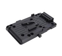 Plyisty Adaptateur de Plaque de Batterie à Montage en V avec Sortie D Tap 50 W, Convertisseur d'alimentation Universel pour Appareils Photo Reflex Numériques, Moniteurs, Lumières LED,