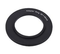 Plyisty Adaptateur D'objectif de Caméra de 39 Mm à 49 Mm, Anneau de Pas en Alliage en Aluminium avec Usinage CNC pour Accessoire de Caméra sans Miroir, pour Une Belle qualité d'image