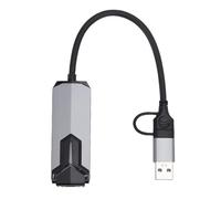 Plyisty Adaptateur Ethernet 5G, USB Haute Vitesse et Adaptateur Réseau de Type C vers RJ45 avec Wake on LAN et Prise en Charge RealWow, pour Systèmes 10 11 et OS X