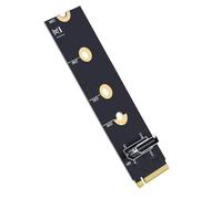 Plyisty Adaptateur M.2 NVMe M-Key vers OCuLink SFF-8611/SFF-8612 PCIe 4.0 | Convertisseur Vertical 2280, 64 Gbit/s, 2230/2242/2260/2280, pour Mini-ITX, NUC, PC de Bureau, SSD U.2, EGPU, Serveur