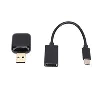 Plyisty Adaptateur sans Fil de Voiture à Configuration Rapide, Adaptateur sans Fil pour Carplay avec Auto, Fast Connect Auto Plug and Play Wired to Wireless Adapter