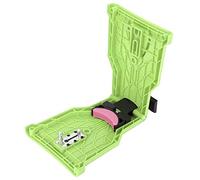 Plyisty Affûteur de Dents de Tronçonneuse électrique Portable, Outil D'affûtage de Chaîne pour Affûtage Rapide, Outil D'affûtage de Chaîne pour Jardiniers ABS Vert (Green)