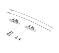 Plyisty Ancre Murale de Meubles en Acier Inoxydable Robustes, éléments Accessoires de sécurité Réglables pour les Armoires, étagères, Coffres du Tiroir, Entretien de la stabilité des Meubles