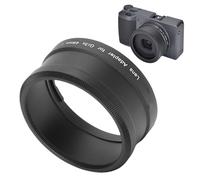 Plyisty Anneau D'adaptateur de Filtre à Objectif fileté de 49 mm pour Les Accessoires GR IIIX GR3X, pour la Lentille de Conversion de 49 mm de Large Remplace GA-2