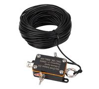 Plyisty Antenne Fed Fed pour la Radio Amateur, 3-30MHz 1: 49 BALUN FT8 CW SSB Radio Short Half Wave EfHW Antenne, 40m 20m 15m 10m