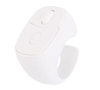 Plyisty Bague De Défilement À Distance, Souris Bague, Télécommande Bluetooth 5.3 pour Application De Lecture Électronique, Appareil Photo, Enregistrement Vidéo, Universelle (White)