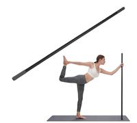 Plyisty Bâton d'exercice Réglable pour la mobilité, Barre Extensible en Acier avec Extrémités Antidérapantes pour l'entraînement d'équilibre et de flexibilité Pilates, 151 Cm/60 Pouces