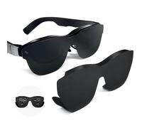 Plyisty Bloqueur de Lumière de Lunettes AR pour Rayneo Air 3S 3 2S et Xreal One Pro Air 2, Pare-soleil en Silicone Souple, Couvercle Occultant Anti-éblouissement, Accessoires pour