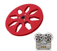 Plyisty Bobine de Ruban Adhésif Vide de 7 Pouces, ABS 1/4 Pouces, Bride | Vintage pour les Platines Pioneer TEAC ReVox et Studer, 8 Trous de Bride, Utilisation Bobine à Bobine, Comprend 2 Joints,