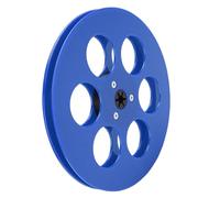 Plyisty Bobine de Ruban Vide de 1/4 de 7 Pouces, Bride NAB en Matériau ABS avec 6 Trous de Vent pour une Résistance à la Flexion Accrue, Adaptée au Magnétophone à Bobine Ouverte (BLUE)