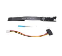 Plyisty Câble Adaptateur PH427 PCIe 4.0 X4 vers M.2 M-Key, Rallonge Haute Vitesse 64 Gbit/s pour GPU Externe SSD NVMe, Cordon Montant FPC Flexible Compatible avec 2230/2242/2260/2280