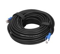 Plyisty Câble Ethernet CAT8, Câble Internet Haut Débit 40 Gbit/s 2000 MHz avec Connecteur RJ45 plaqué or, pour Routeurs, Commutateurs, Adaptateurs Réseau et Consoles de jeux. (20 m)