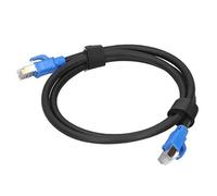 Plyisty Câble Ethernet CAT8, Câble Internet Haut Débit 40 Gbit/s 2000 MHz avec Connecteur RJ45 plaqué or, pour Routeurs, Commutateurs, Adaptateurs Réseau et Consoles de jeux. (1m/3.3ft)