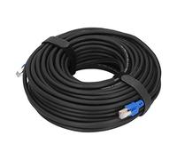 Plyisty Câble Ethernet CAT8, Câble Internet Haut Débit 40 Gbit/s 2000 MHz avec Connecteur RJ45 plaqué or, pour Routeurs, Commutateurs, Adaptateurs Réseau et Consoles de jeux. (25m / 82ft)