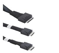 Plyisty Câble SFF 8611 8i vers 2xSFF 8611 4i, Haute Vitesse 16 Gbit/s, pour Cartes D'extension PCI E, Serveurs de Centre de Données, Périphériques de Stockage Cloud, Réseaux Haut Débit