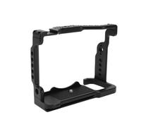 Plyisty Cage de Caméra en Alliage d'aluminium, Trous de Vis 1/4" 3/8", Plate-Forme de Caméra pour A7M5 A7R5 A7M4 A7S3, Cage de Anti-oxydation avec Cadre d'extension de Plate-Forme de