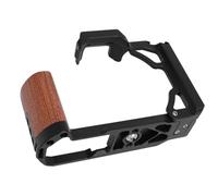 Plyisty Cage de Caméra en Métal en Bois Précise pour Microcamera ZFC, Cadre de Protection, Accessoire Extensible pour Les Cinéastes (Black)