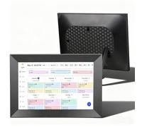 Plyisty Calendrier Numérique 10,1 Pouces, Organiseur Familial, Écran Tactile Interactif Full HD 1920 * 1080P, Calendrier Électronique Intelligent, Support De Bureau Et Mural (Prise UE)