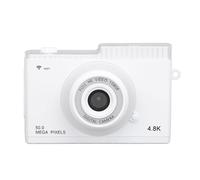 Plyisty Caméra Compacte de Selfie 1080p avec Fonction Maco Soutien de la Transmission de fidélité sans Fil pour Aventure en Plein Air Rose (White)