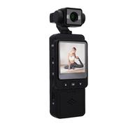 Plyisty Caméra Corporelle, Enregistrement Vidéo HD 1080P, Objectif Rotatif À 360°, Détection De Mouvement, Prise en Charge Jusqu'à 128 Go, Caméras Portables pour Les Vlogs, Sports