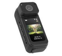 Plyisty Caméra de Blog Vidéo de Pouce 2,7k Caméra d'action avec Un Objectif de 170 Degrés pour Les Activités de Plein Air, Couleur Noire (Black)