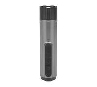 Plyisty Caméra de Casque de Moto WiFi 4K, Came de Tableau de Bord de Moto avec Grand Angle de 140 °, Phare LED Rechargeable, avec des Accessoires de Support de Montage (Gris foncé)